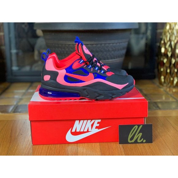 Size 5y Nike Air Max 270 React GS "Sunset Pulse" - Picture 3 of 5